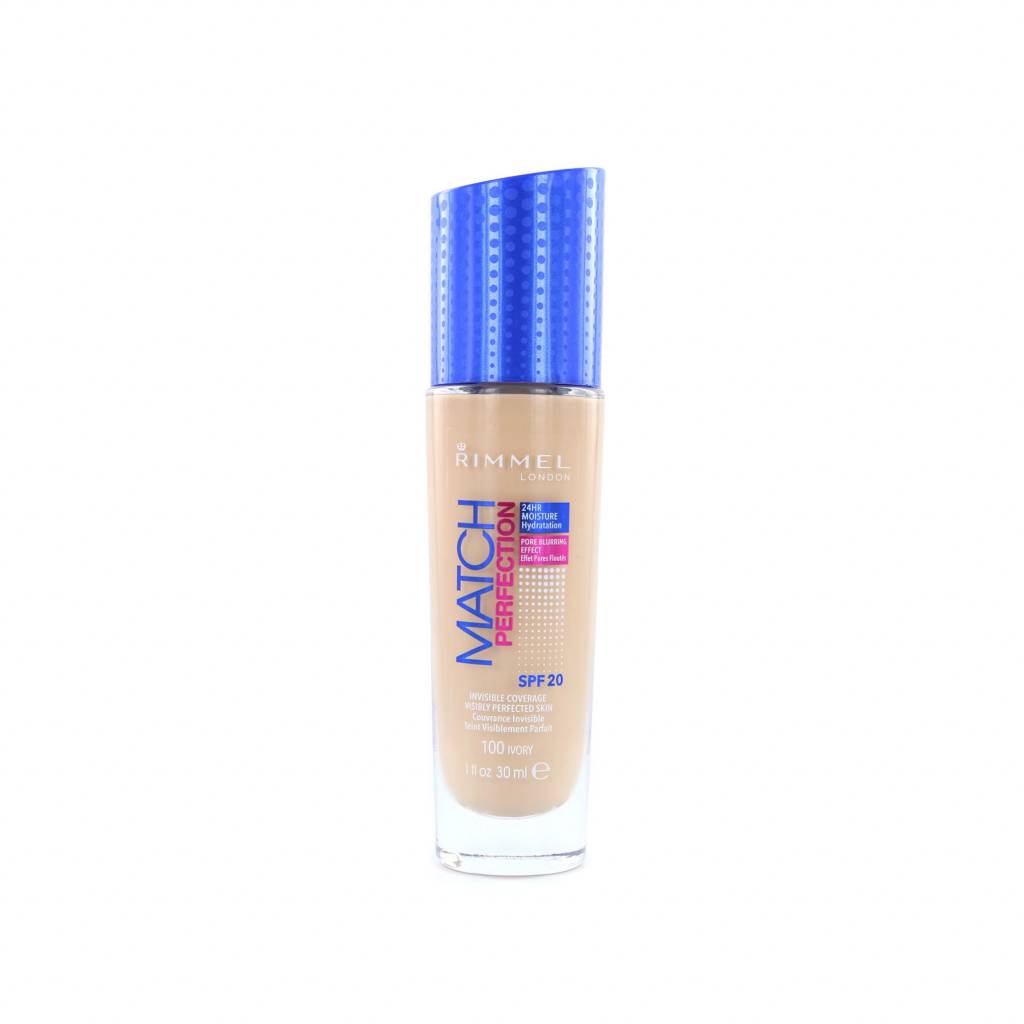 Rimmel Match Perfection Foundation 100 Ivory rimmel kopen in de aanbieding