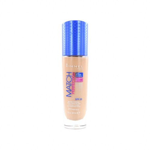 Rimmel Match Perfection Foundation - 203 True Beige Rimmel Match Perfection Foundation - 203 True Beige