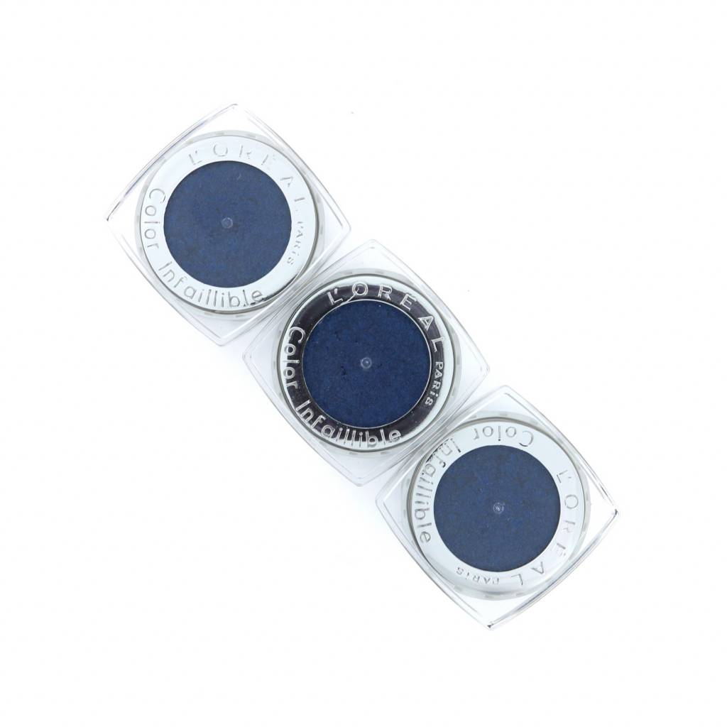 Loreal Color Infallible Oogschaduw 3 X Tester 06 All Night Blue loreal kopen in de aanbieding