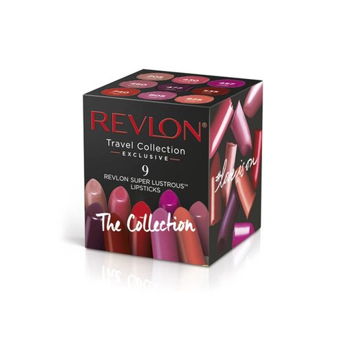 Revlon Super Lustrous Lip Cube - Travel Collection (9 Lipsticks)