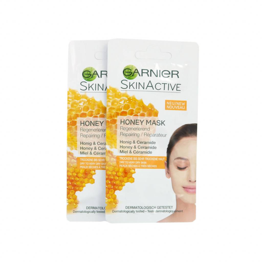 Garnier Skin Active Honey Masker Voor Droge Tot Zeer Huid 2 X 8 Ml garnier kopen in de aanbieding
