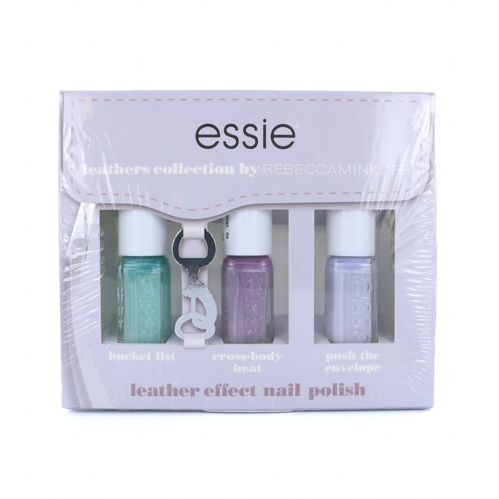 Essie Leathers Collection Mini Nagellak Set 2 By Rebecca Minkoff 3 X 5 Ml essie kopen in de aanbieding Essie Leathers Collection Mini Nagellak Set 2 By Rebecca Minkoff 3 X 5 Ml essie kopen in de aanbieding