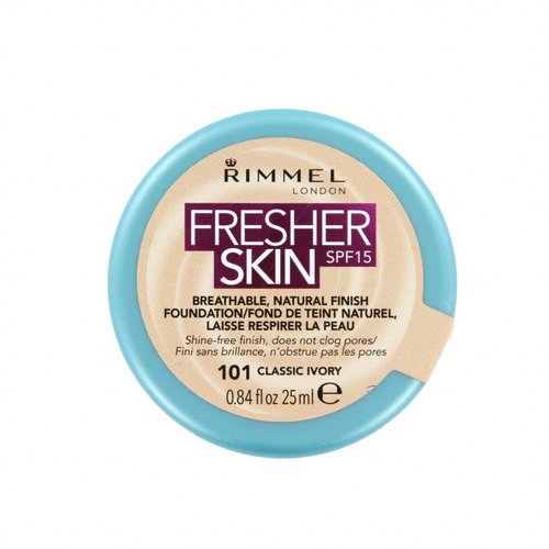 Rimmel Fresher Skin Foundation - 101 Classic Ivory