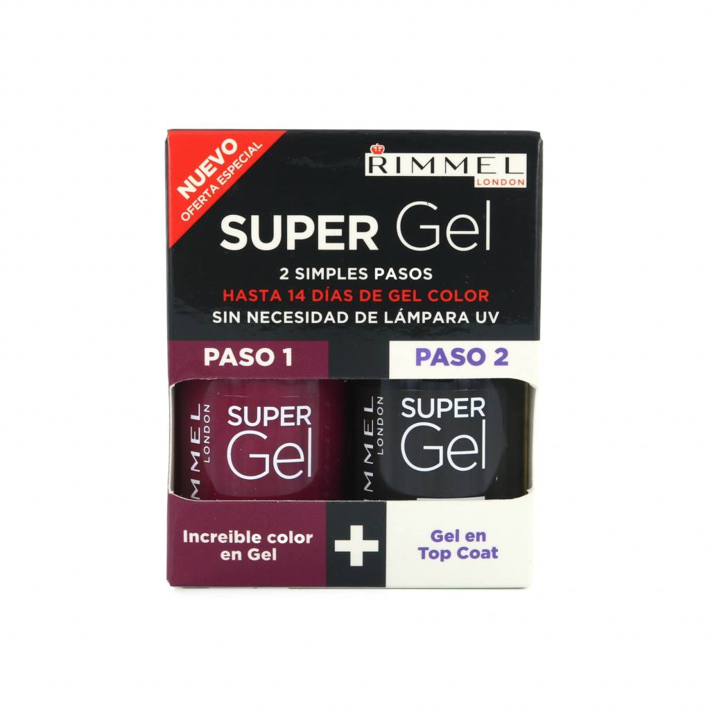 Rimmel Super Gel Duo Nagellak By Kate 025 Urban Purple rimmel kopen in de aanbieding