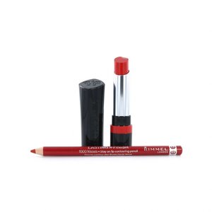 The Only 1 Lipstick - 500 Revolution Red (+ Lasting Finish Lipliner - 021 Red Dynamite)