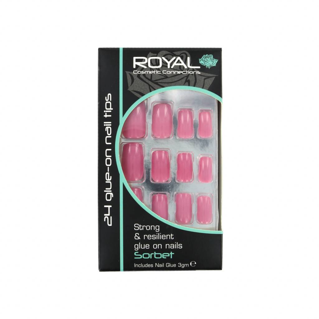Royal 24 Glue On Nail Tips With Sorbet royal kopen in de aanbieding Royal 24 Glue On Nail Tips With Sorbet royal kopen in de aanbieding