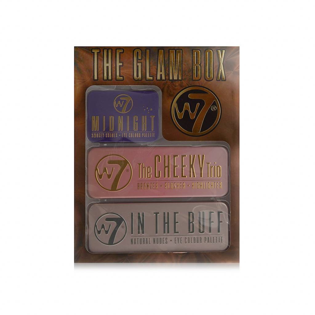 W7 The Glam Box Oogschaduw En Blush Cadeauset w7 kopen in de aanbieding