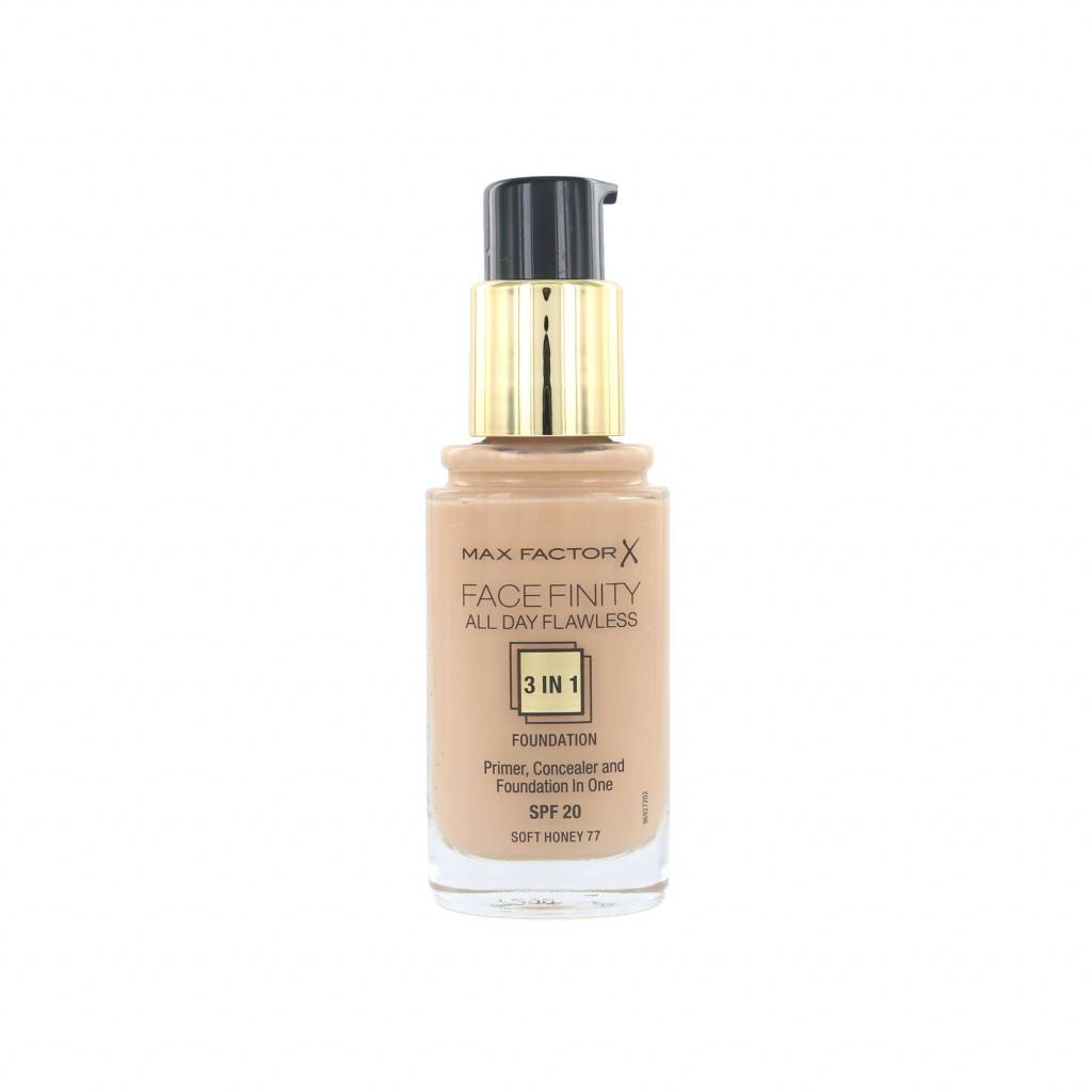 Max Factor Facefinity All Day Flawless 3 In 1 Foundation 77 Soft Honey max factor kopen in de aanbieding Max Factor Facefinity All Day Flawless 3 In 1 Foundation 77 Soft Honey max factor kopen in de aanbieding