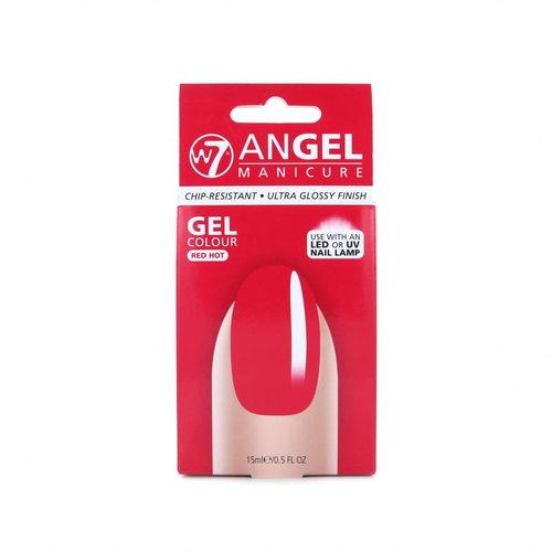 W7 Angel Manicure Gel UV Nagellak - Red Hot