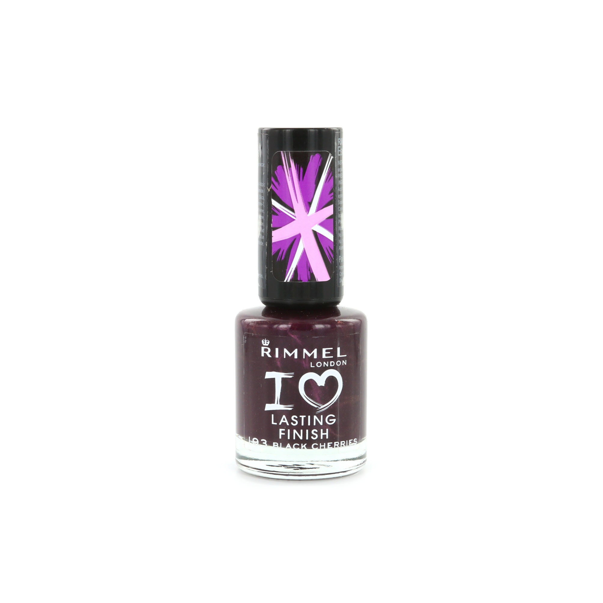 Rimmel I Love Lasting Finish Nagellak 193 Black Cherries rimmel kopen in de aanbieding