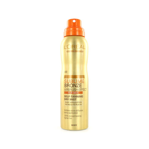 L'Oréal Sublime Bronze Self-Tanning Dry Mist - Fair Skin