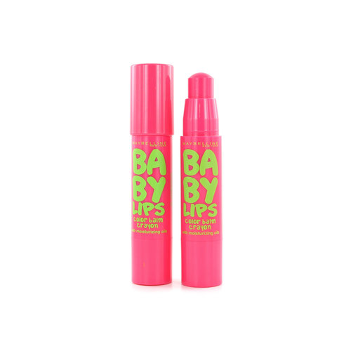 Maybelline Baby Lips Color Balm Crayon - 015 Strawberry Pop (2 Stuks)