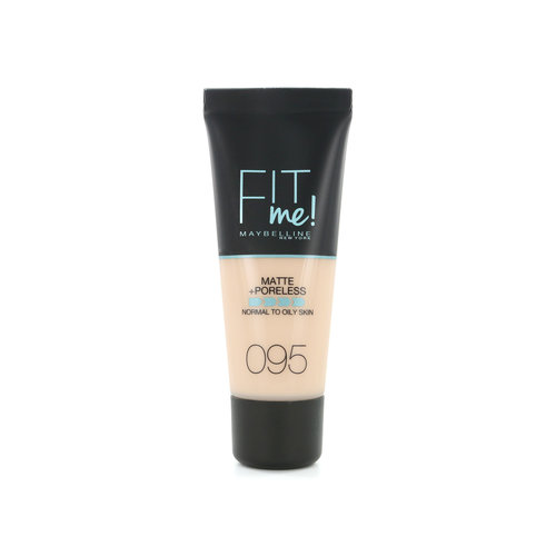 Maybelline Fit Me Matte + Poreless Foundation - 095 Fair Porcelain (voor normale tot vette huid)