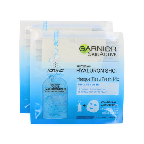 Garnier SkinActive Hyaluron Shot Masker (2 Stuks)