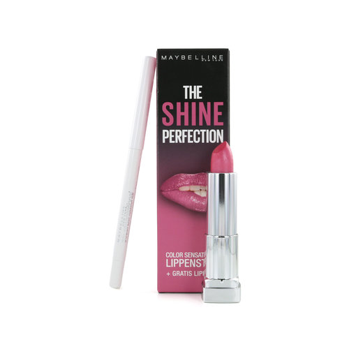 Maybelline The Shine Perfection Cadeauset - 148 Summer Pink - 120 Clear