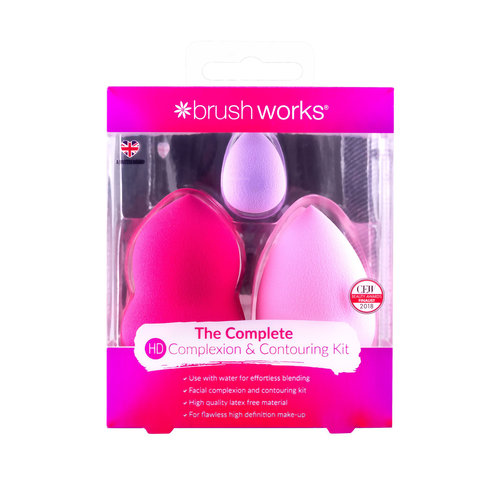 Brushworks HD Complexion & Contouring Sponge Set