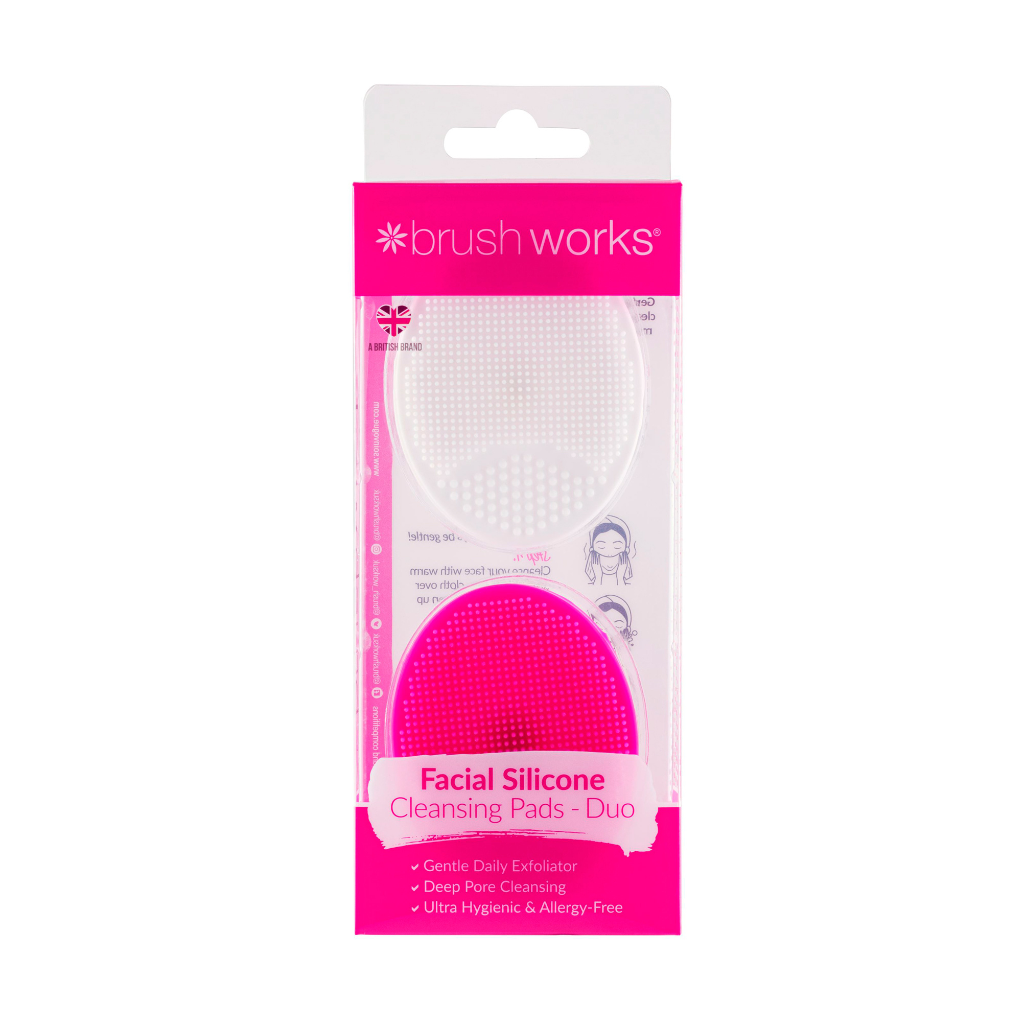 Brushworks Silicone Cleansing Pads (2 Stuks) online kopen bij Blisso