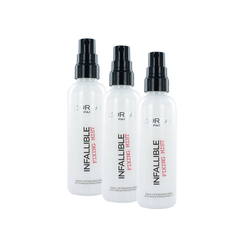 L'Oréal Infallible Fixing Mist (set van 3)