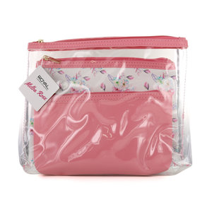 Melba Rose Toilettas met Rits (set van 3)