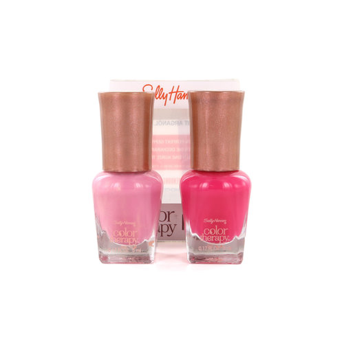 Sally Hansen Color Therapy Mini Set Nagellak - 270 Mauve Mania-290 Pampered Pink (Set van 2)