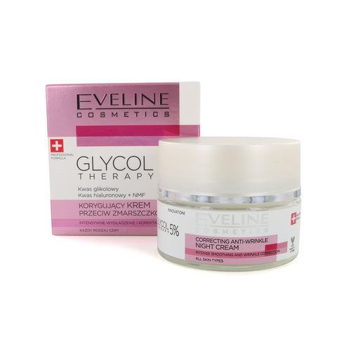 Eveline Glycol Therapy 5% Correcting Anti-Wrinkle Nachtcrème - 50 ml