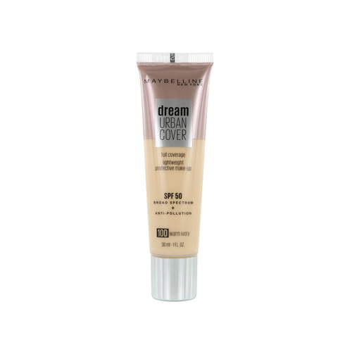 Maybelline Dream Urban Cover Foundation - 100 Warm Ivory Maybelline Dream Urban Cover Foundation - 100 Warm Ivory