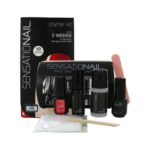 Sensationail Starter Kit - Scarlet Red