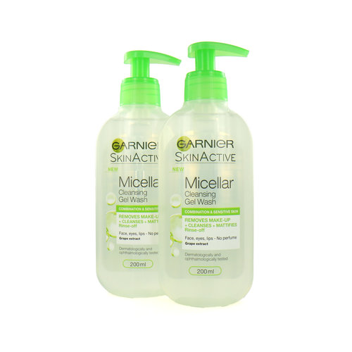 Garnier Skin Active Micellar Cleansing Gel Wash (set van 2)