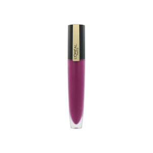 Rouge Signature Matte Metallic Lipstick - 104 I Rebel