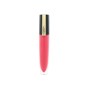 Rouge Signature Matte Metallic Lipstick - 128 I Decide