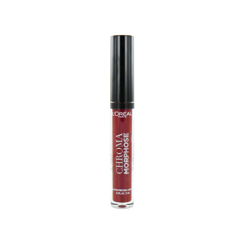 L'Oréal Chroma Morphose Glitter Pressed Lipstick - 03 Night Viper