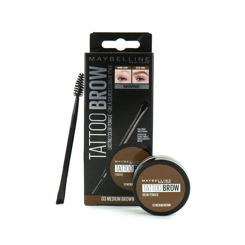 Maybelline Tattoo Brow Lasting Color Pomade - 03 Medium Brown