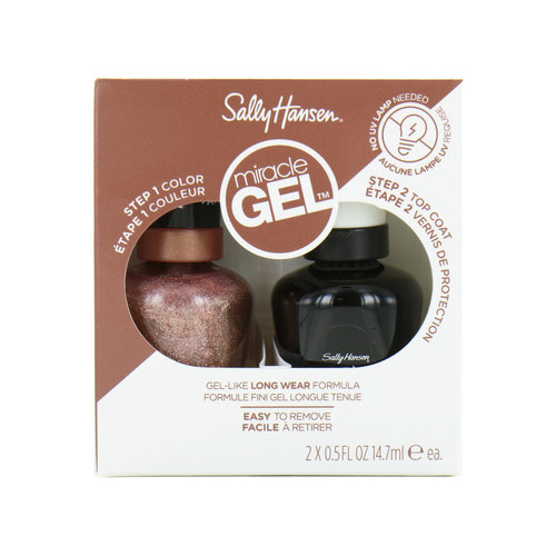 Sally Hansen Miracle Gel Duopack Nagellak - 801 Terra-Coppa