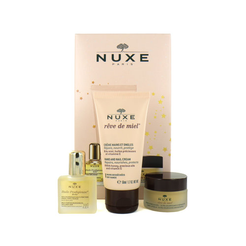 Nuxe Rêve De Miel Luxe Hostess Christmas Cadeauset - 50 ml - 10 ml - 15 gr (Deense verpakking)