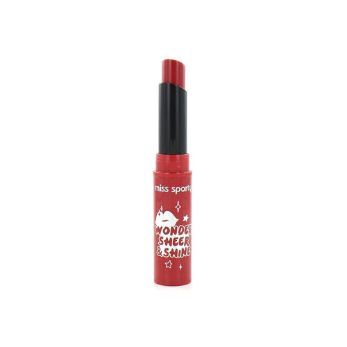 Miss Sporty Wonder Sheer & Shine Lipstick - 400 Tinged Red