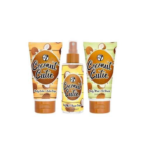 W7 Coconut Cutie Travel Set Trio Cadeauset