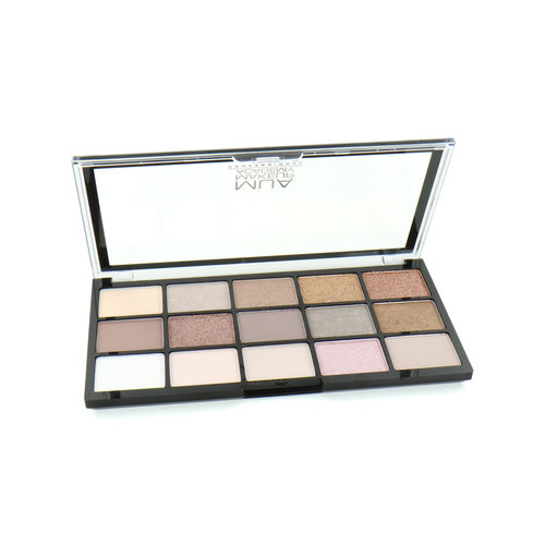 MUA 15 Shade Oogschaduw Palette - Heavenly Neutral