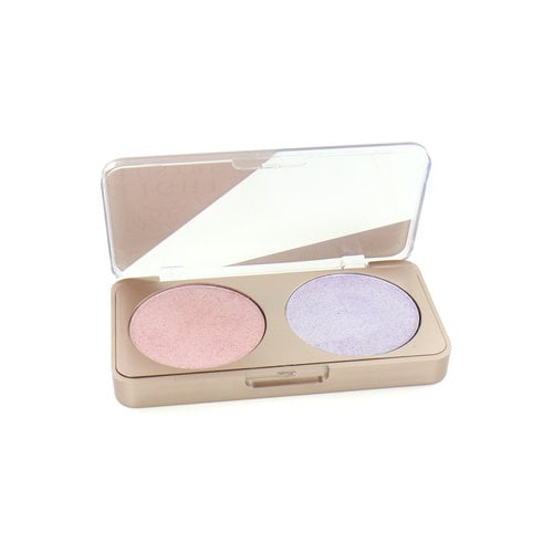 MUA Luxe Light Lustre Duo Highlighter - Lavish