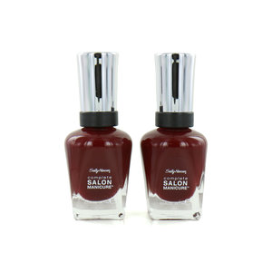 Salon Manicure Nagellak - 610 Red Zin (Set van 2)