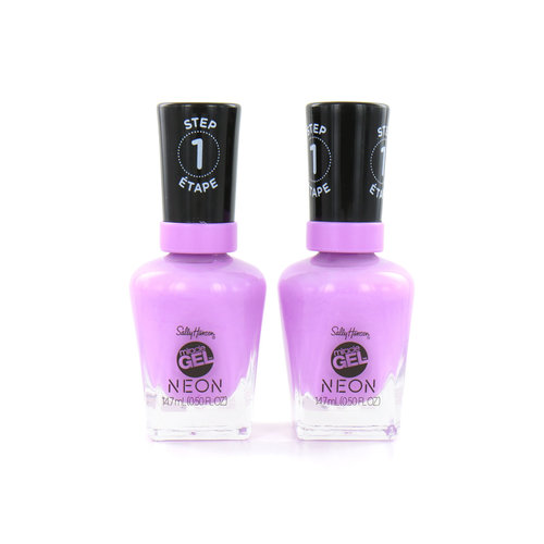 Sally Hansen Miracle Gel Nagellak - 054 Violet Voltage (Set van 2)