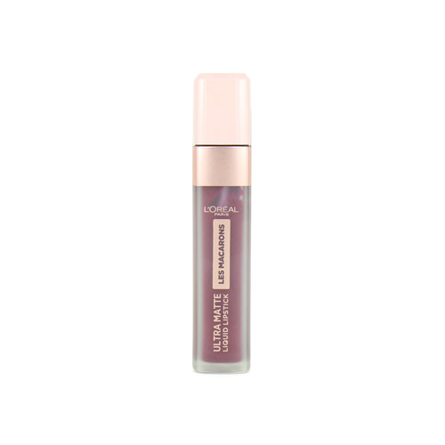 L'Oréal Les Macarons Ultra Matte Liquid Lipstick - 830 Blackcurrant Crush