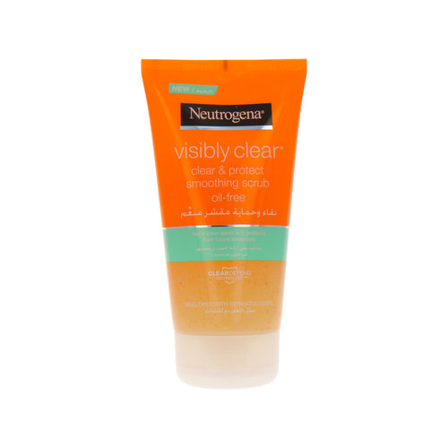 Neutrogena Visibly Clear Clear & Protect Smoothing Scrub - 150 ml