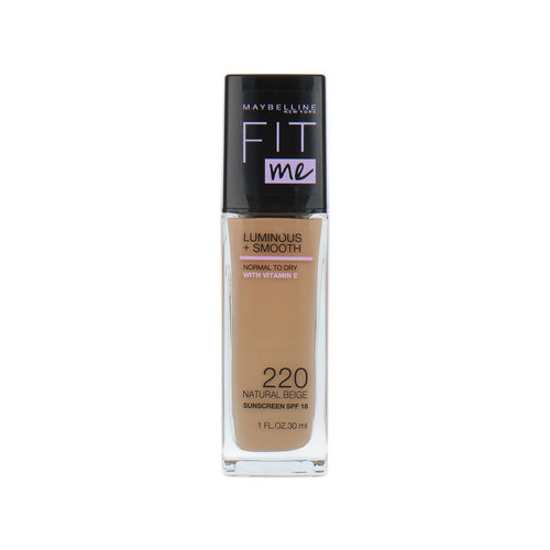 Maybelline Fit Me Luminous + Smooth Foundation - 220 Natural Beige Maybelline Fit Me Luminous + Smooth Foundation - 220 Natural Beige