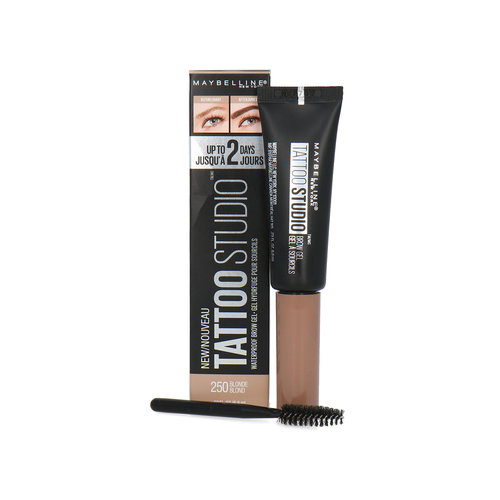 Maybelline Tattoo Studio Waterproof Wenkbrauwgel - 250 Blond