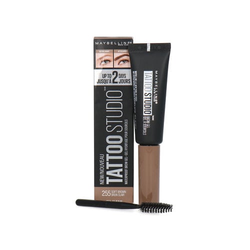 Maybelline Tattoo Studio Waterproof Wenkbrauwgel - 255 Soft Brown