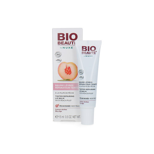 Nuxe Bio Beauté Tinted Repairing Lipbalm - Rosy Peach