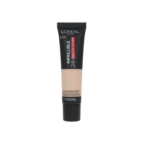 L'Oréal Infallible 24H Matte Cover Foundation - 115 Golden Beige