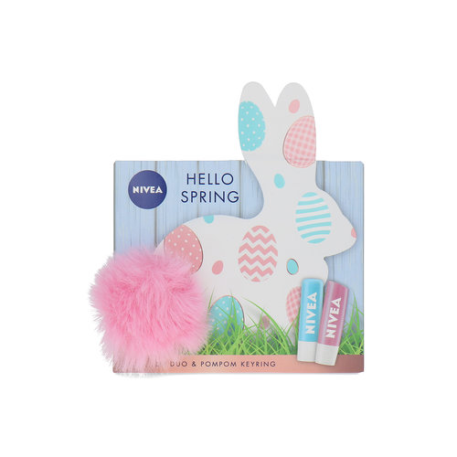 Nivea Hello Spring Lip Balm Duo Cadeauset