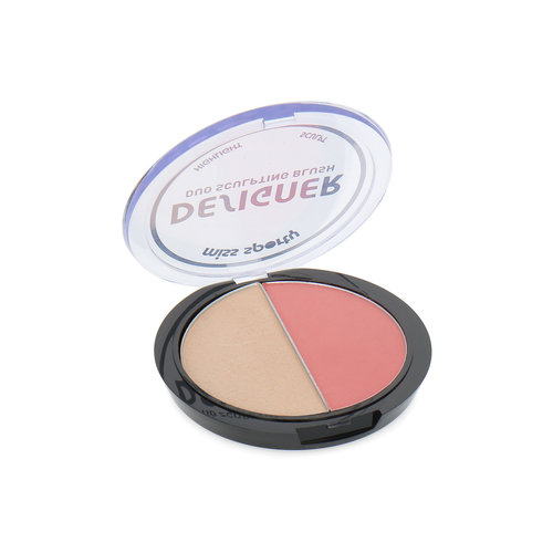 Miss Sporty Designer Duo Sculpting Highlighter & Blush - 100 Peachy