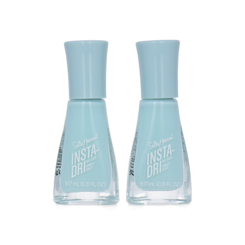 Sally Hansen Insta-Dri Nagellak - 510 Gain Mo-Mint-Um (set van 2)